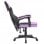 Sedia da gaming Newskill Eros con rete ergonomica viola