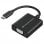 Conceptronic ABBY05B USB-Grafikadapter 1920 x 1080 Pixel Schwarz