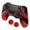 Blackfire Gamer Dual Kit 2 custodie in silicone + 4 grip per PS4