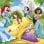Shuffle Fun Princess – Kinderkartenspiel: Wettlauf zum Palast mit Belle- und Jasminfiguren