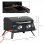 Outsunny Barbacoa De Mesa A Gas Plegable Con 2 Quemadores Tapa Y Parrillas Bbq