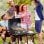 Outsunny Barbacoa De Mesa A Gas Plegable Con 2 Quemadores Tapa Y Parrillas Bbq