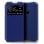 Étui à rabat bleu uni cool pour Samsung Galaxy M21 M215