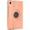 Coole Roségoldene glatte Kunstlederhülle für Samsung Galaxy Tab A8 X200 / X205 10,5"