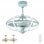 Ventilatore da soffitto Bastilipo Miami con luce LED e controllo 40W