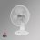 Ventilador de Sobremesa Fm Calefacción SB-123 25W 23cm 2 Velocidades Silencioso Oscilante