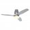 CasaFan Aerodynamix Eco 112 Deckenventilator, Gleichstrommotor mit Licht und Steuerung, 112 cm, Silber