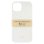 Funda para móvil La Casa de las Carcasas Biodegradable Ajuste Perfecto Blanco para iPhone 13