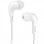 SBS Mix Auricolari filo stereo in-ear Studio con microfono e tasto alla risposta Bianco