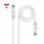 Nanocable Cable de Red Cat.7 600MHz LSZH SFTP PIMF AWG26 25cm Blanco