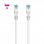 Nanocable Cable de Red Cat.7 600MHz LSZH SFTP PIMF AWG26 25cm Blanco