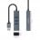 Nanocable Hub USB 3.0 vers Gigabit Ethernet +3x USB 3.0 Aluminium