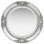 Vidaxl Espejo De Pared Estilo Barroco Plateado 50 Cm