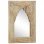 Vidaxl Espejo Pintado A Mano De Madera Maciza De Mango 40x55 Cm