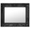 Vidaxl Espejo De Pared Estilo Barroco Negro 50x40 Cm