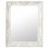Vidaxl Espejo De Pared Estilo Barroco Blanco 50x60 Cm