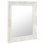 Vidaxl Espejo De Pared Estilo Barroco Blanco 50x60 Cm
