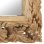 Vidaxl Espejo Tallado A Mano Marrón 50x50 Cm Madera Maciza De Mango