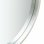Vidaxl Espejo De Pared Con Correa Plateado 50 Cm
