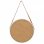 Vidaxl Espejo De Pared Con Correa Plateado 50 Cm
