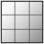 Vidaxl Espejo De Pared Metal Negro 60x60 Cm