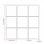 Vidaxl Espejo De Pared Metal Negro 60x60 Cm