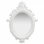 Vidaxl Espejo De Pared Estilo Castillo Blanco 56x76 Cm