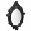 Vidaxl Espejo De Pared Estilo Castillo Negro 56x76 Cm