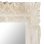 Vidaxl Espejo De Madera Maciza De Mango Blanco 80x50 Cm