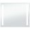 Vidaxl Espejo De Pared De Baño Con Led 80x60 Cm