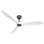 Ventilador de Teto CasaFan Eco Airscrew Motor DC 152 cm Madeira Branco/Preto