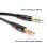Répartiteur de câble OcioDual Mini Jack 3,5 mm vers 2x Aux Femelle/Mâle