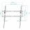 TooQ Soporte de Pared Inclinable para Monitor/TV 37"-80" VESA 600x400 Máx. 45Kg