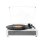 Tocadiscos Prixton Studio Deluxe 6W Bluetooth Tracción Correa USB MicroSD Blanco