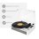 Tocadiscos Prixton Studio Deluxe 6W Bluetooth Tracción Correa USB MicroSD Blanco