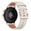 Montre connectée Huawei Watch GT 3, 42 mm, édition élégante, dorée, avec bracelet en cuir blanc