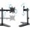 TooQ Monitorhalterung mit zwei Armen, neigbar und schwenkbar, 17–32 Zoll, VESA 100 x 100, max. 9 kg