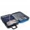 Itaca Tiber Maleta Abs Pequeña, Color Azul-antracita