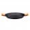 BRA Efficient Antihaft-Paella-Pfanne mit Griffen, 40 cm, Aluminiumguss