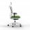 Actiu Trim Silla de Oficina Profesional Malla Verde