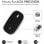 Mouse ottico wireless doppio piatto Subblim 1600 DPI Nero
