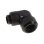 Racor Alphacool Eiszapfen 90° giratório preto 3mm G1/4 compatível tubos 13mm