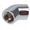 Alphacool HF Connecteur en L 45º G1/4 Filetage interne vers G1/4 Filetage interne Chrome