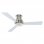 CasaFan Eco Pallas 116 BN-SI/KI Ventilateur de Plafond Écologique avec Moteur de Contrôle de la Lumière et Pales Réversibles 20W