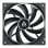 Ventilateur supplémentaire Arctic F12 Silent 120mm 800RPM noir ultra-silencieux