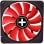 Ventola Xilence XPF140 R PWM 140 mm Nero/Rosso