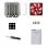 Xilence XC041 Computerkühlsystem Prozessor Kühler 9,2 cm Schwarz, Rot