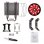 Xilence XC029 Cooler de CPU 120mm Preto/Vermelho