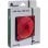 Ventola Inter-Tech L-12025 LED da 120 mm Rossa