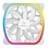 Ventilateur Enermax SquA RGB 120 mm Blanc